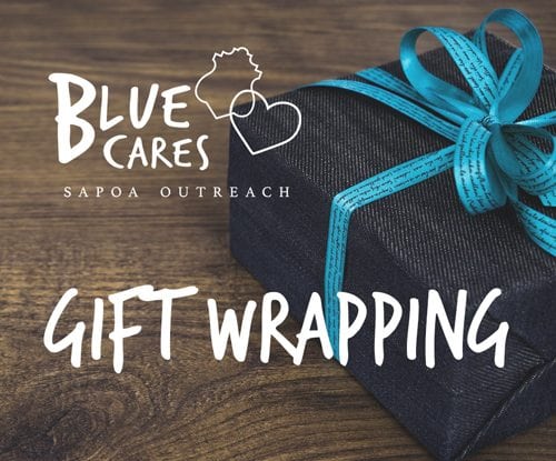 Blue Cares Gift Wrapping